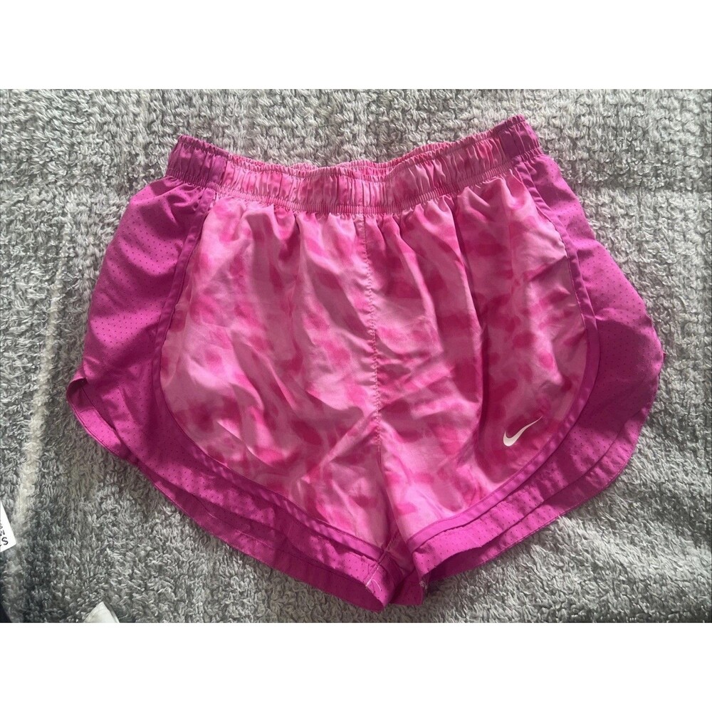 Nike ladies dry fit shorts medium pink tie-dye